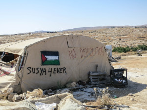 Susiya, eines der bedrohten Dörfer in den südlichen Hügeln von Hebron